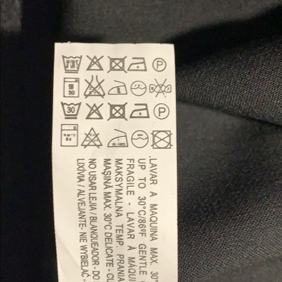 🌹NWT. Zara Black Mini Dress. Size S. - Picture 7 of 7